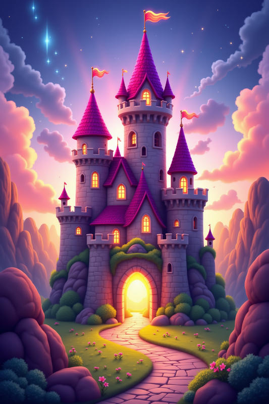Enchanted Kingdom Castle at Twilight