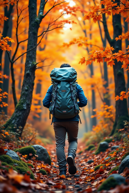 Serenity of Autumn Trails
