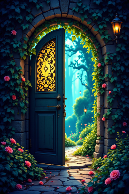 The Secret Garden Door: Portal to Enchantment