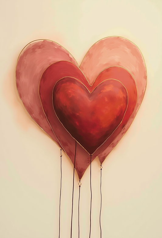 Trio of Hearts: Layers of Love